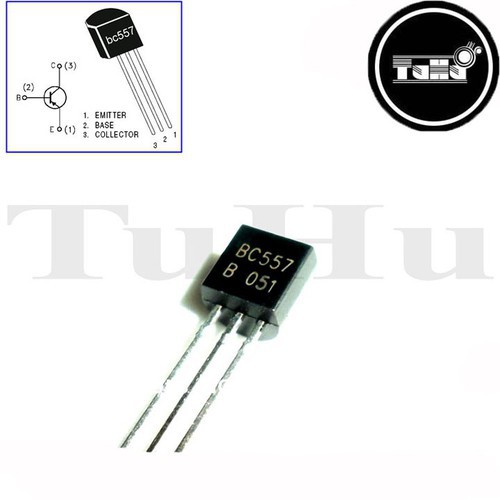Combo 2 Transistor BC557 TO-92 45V 0.1A NPN | BigBuy360 - bigbuy360.vn