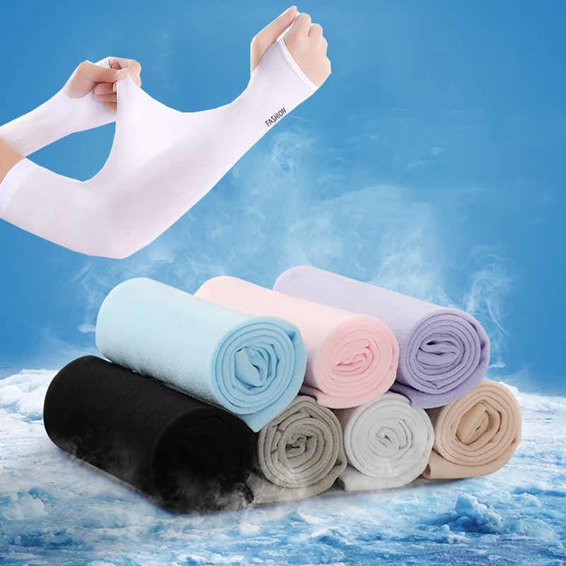 bao tay chống nắng nữ ống tay chống nắng nữ tay áo chống nắng xỏ ngón mát mẻ