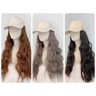 XẢ KHO GIÁ RẺ 💕 NÓN TÓC GIẢ 💕 NÓN KẾT HOA CÚC + TÓC DỢN SÓNG 💕