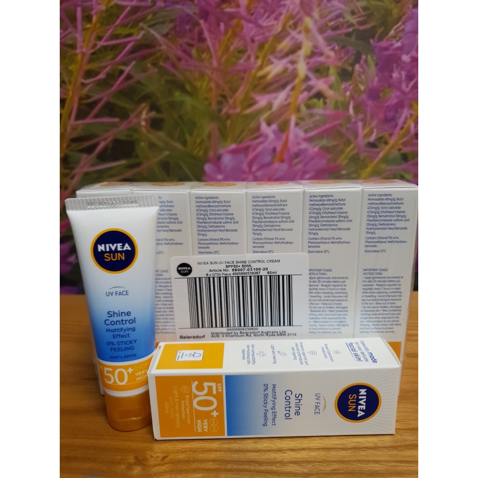 Kem chống nắng Nivea Shine Control SPF 50 UV Face