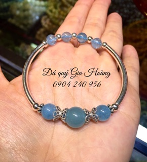 Vòng đá phong thuỷ Aquamarine