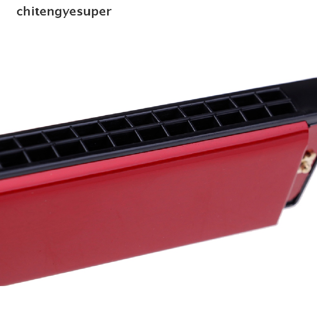 Chitengyesuper Professional 24 Hole harmonica key C mouth metal organ for beginners CGS