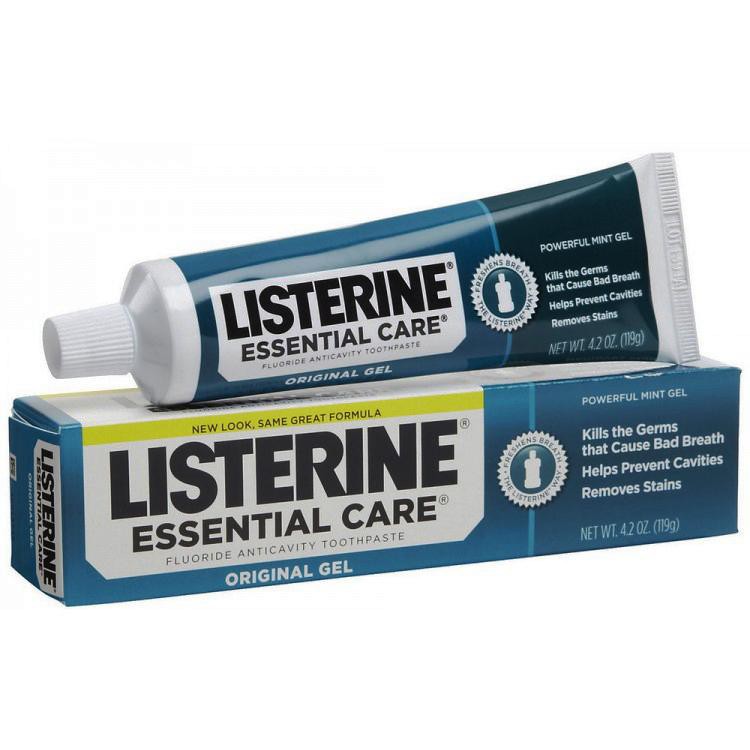 Kem Đánh Răng Listerine Essential Care Toothpaste 119g Mỹ