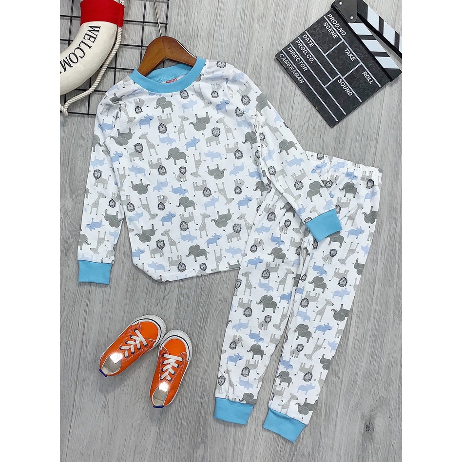 Bộ bé trai, đồ bộ bé trai dài tay size đại thun cotton VNXK Jennie kids J464