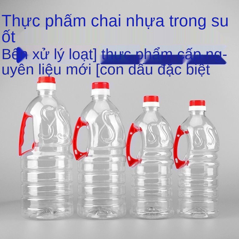 can dầu đặc 2 chai nhựa 1L1.8L2 .5L2 kg 3 5 bên tay cầm mè trắng trống