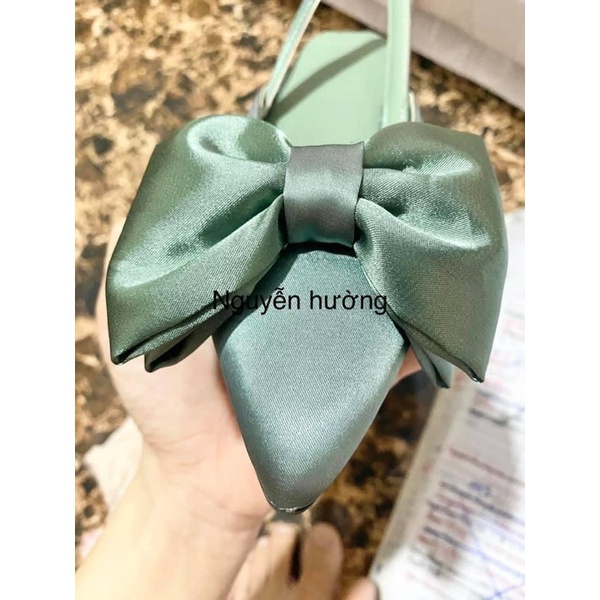 GIÀY BỆT NƠ LỤA