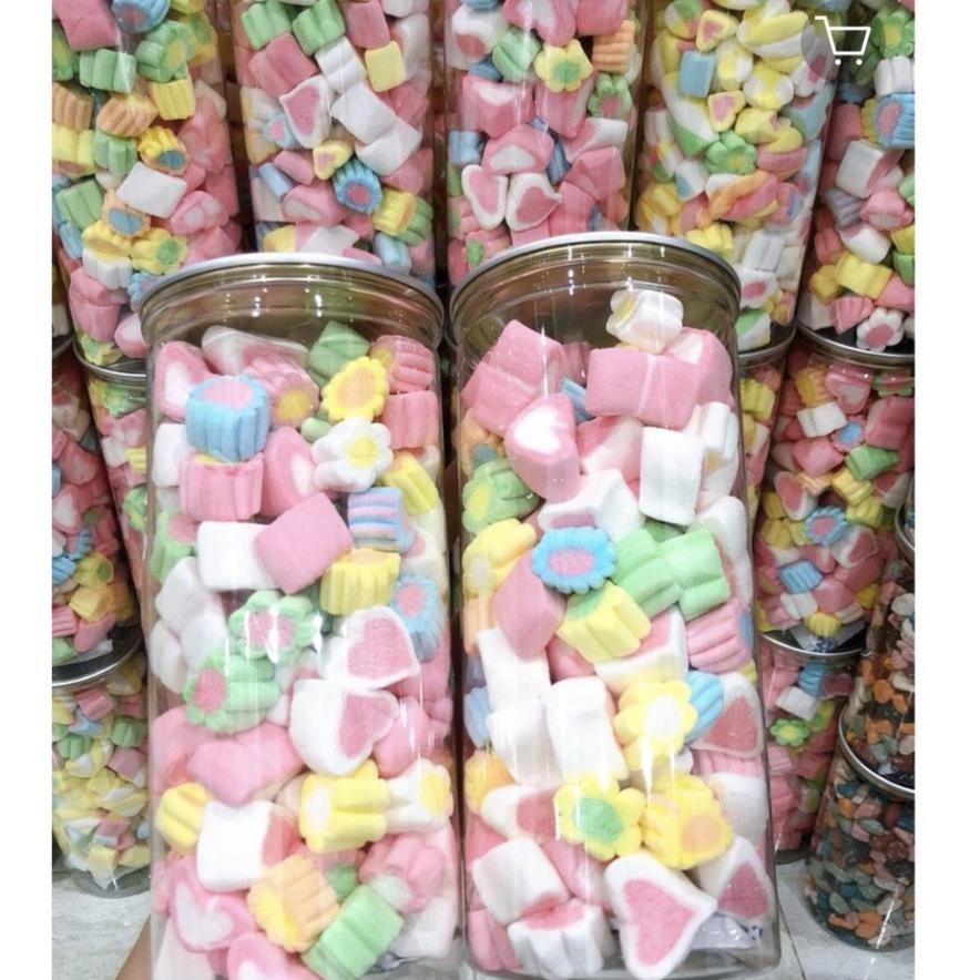 kẹo bông gòn 250g - tuổi thơ lon pet