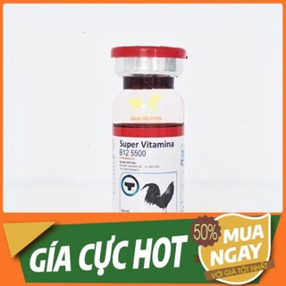 10ml - super vitamina b12 5500 - thuốc nuôi gà đá - hàng có sẵn
