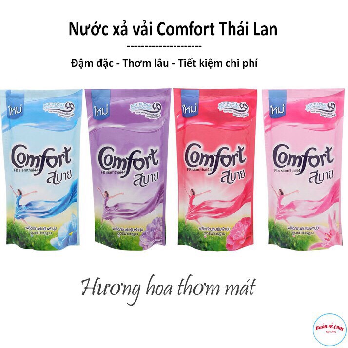  HCM -Nước Xả Vải Comfort Thái Lan Túi 580ml Siêu Mềm Thơm