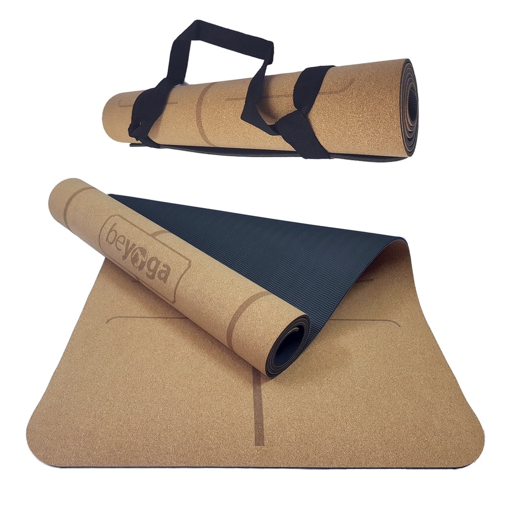 Thảm Yoga Gỗ Bần Tự Nhiên Cao Cấp, Thấm Hút Mồ Hôi Vượt Trội, Chống Trơn Trượt, Nhập Đài Loan, Hãng beYoga