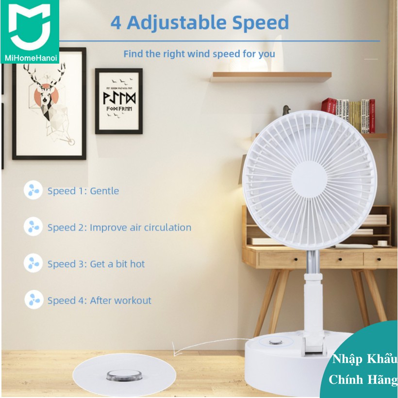 [Sealed Box] Quạt không dây tích hợp Remote kèm loa ZOLELE XIAOMI - Audio foldable fan ZOLELE XIAOMI - BH 03 tháng