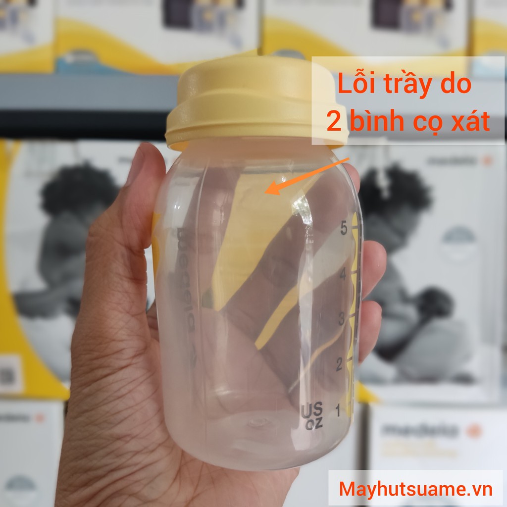 Bình trữ sữa Medela 150ml - Mới 100% lỗi xướt, móp