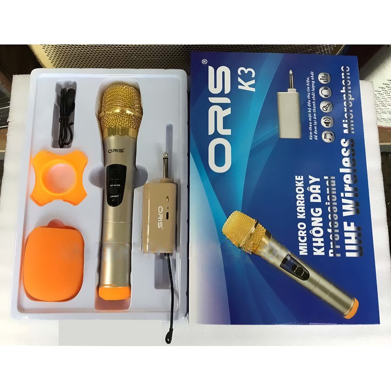 Micro không dây đa năng cao cấp UHF Wireless ORIS K3