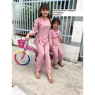 Bộ phật tử màu hồng cho bé