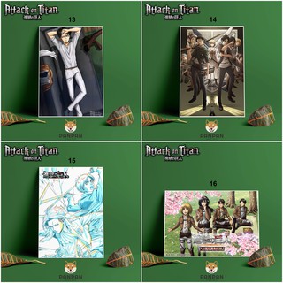 Postcard Cao Cấp - Poster Attack On Titan (1)