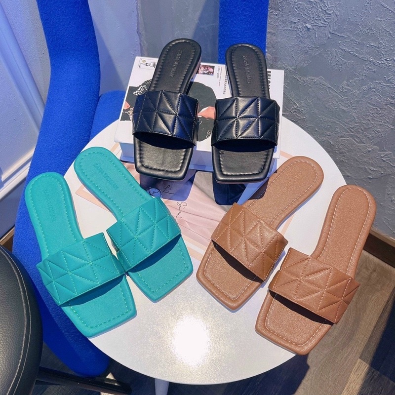 Dép quai ngang nữ thời trang trần trám