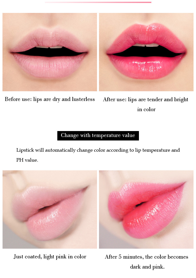 Son dưỡng môi KISS BEAUTY mật ong và lô hội tự nhiên giúp dưỡng ẩm thay đổi màu sắc theo nhiệt độ TSLM 1 | BigBuy360 - bigbuy360.vn