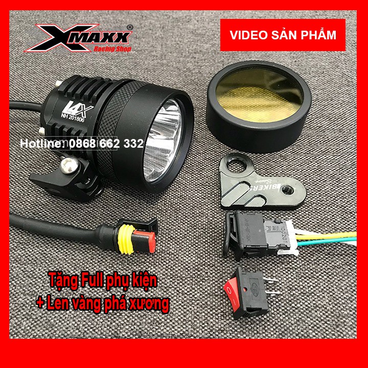 LED Trợ sáng L4X Cree chính hãng chống nước tuyệt đối