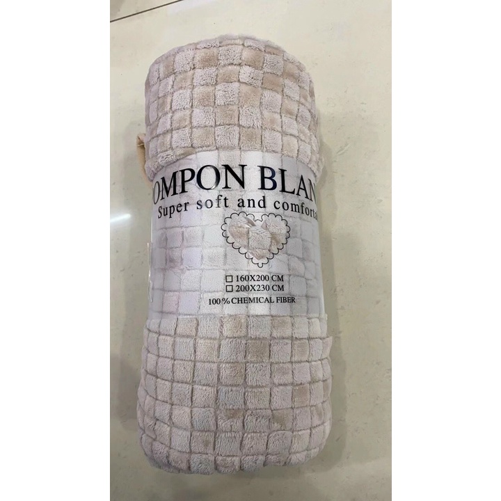 Chăn lông tuyết BLANKET POMPON new 2021 siêu mềm mịn