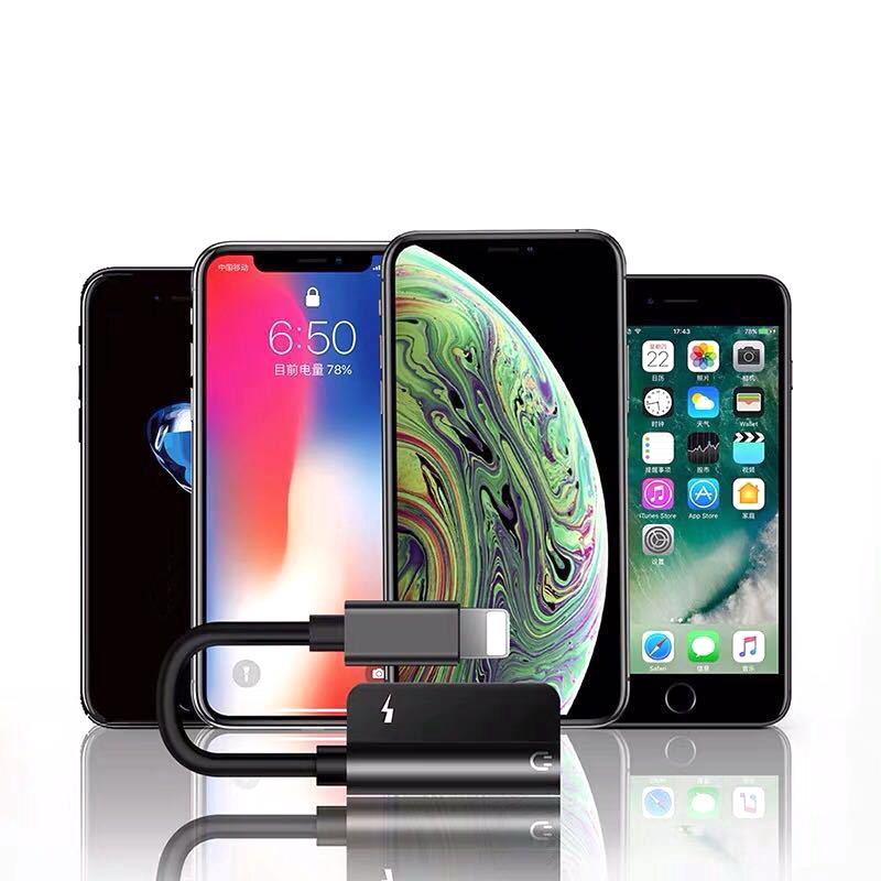 Cáp Chuyển Đổi Cổng Lightning Sang Aux 3.5mm Cho Iphone 8 Plus X Jp4