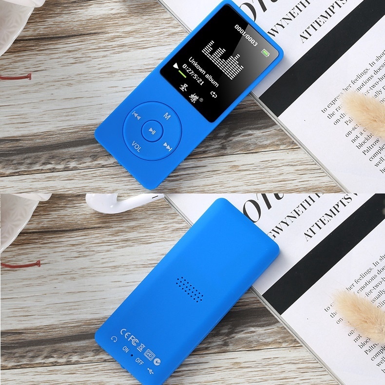 Máy Nghe Nhạc Mp3 Mini Js-01 Chất Lượng Cao Kèm Phụ Kiện