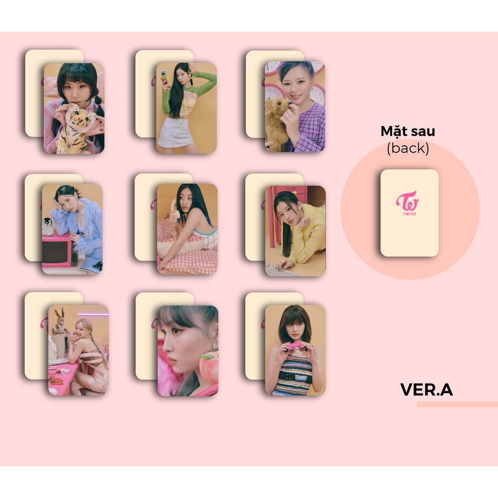 SET 9 CARD BO GÓC TWICE- BETWEEN 1&amp;2