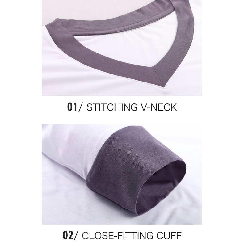 Áo Lót Giữ Ấm Cổ Chữ V Thoải Mái Cho Nam 011A