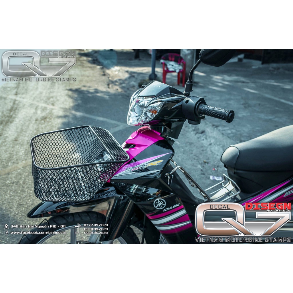 Tem Rời Sirius 110 Tím Đen