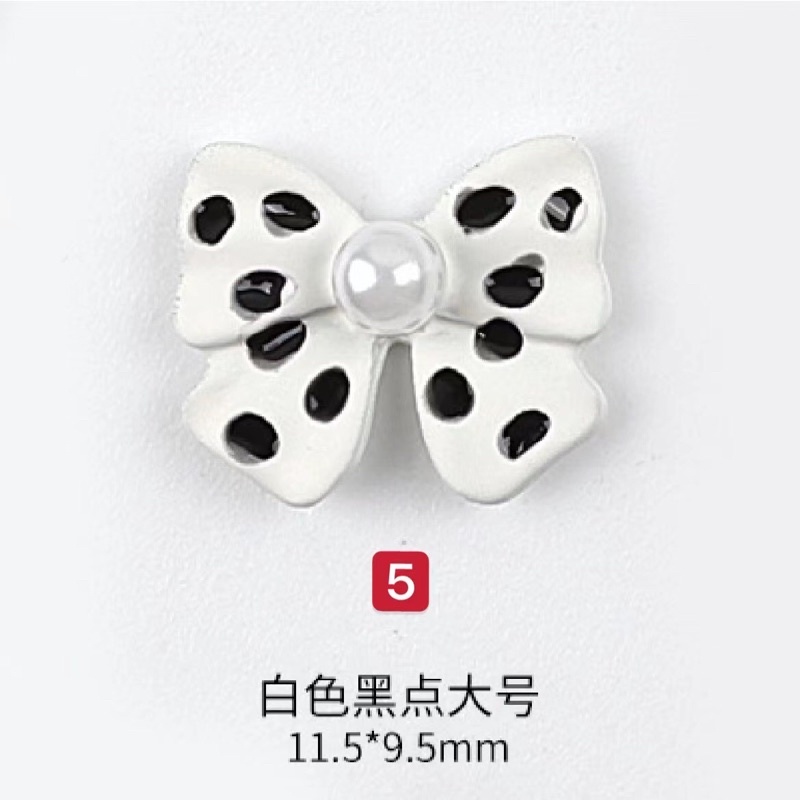 phụ kiện charm nơ gắn móng tay nail
