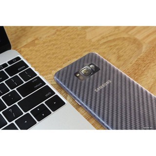 [Mã ELORDER5 giảm 10k đơn 20k] Combo 2 Miếng dán carbon mặt sau,, viền Samsung S8 S8 Plus