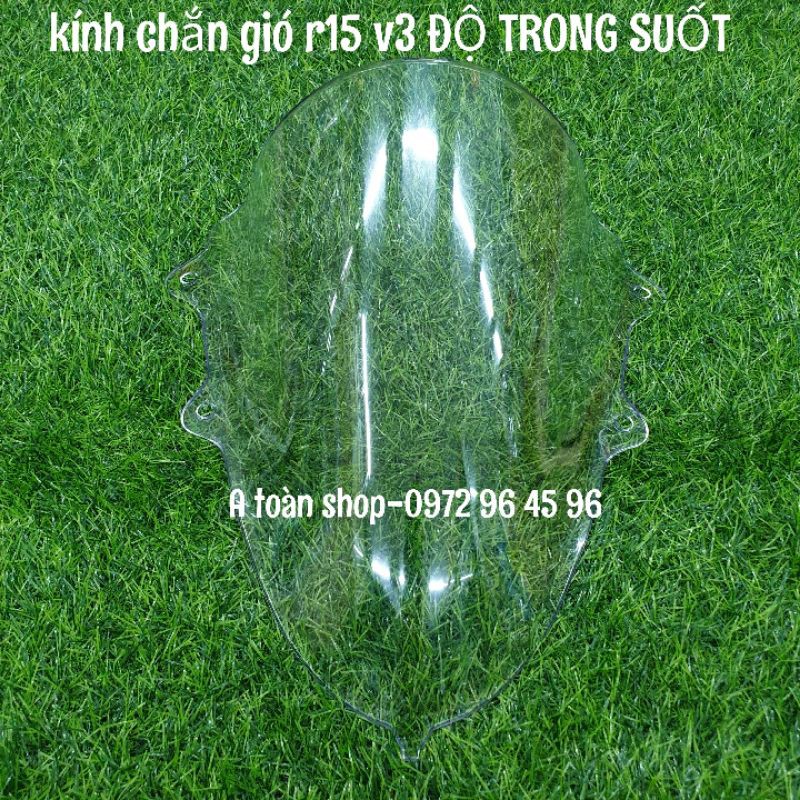 Kính chắn gió r15v3 , R15 v3 Độ Trong Suốt