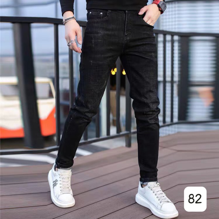 Quần Jean Nam Chất Bò 💝Freeship💝 Quần Rin Nam Rách Xước Cao Cấp Co Giãn 4 chiều HU183 | BigBuy360 - bigbuy360.vn
