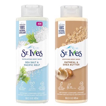 Sữa Tắm ST.Ives Body Wash Các Vị Mơ - Yến Mạch - Muối Biển 473ml / 650ml