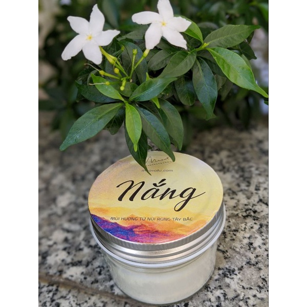 Nến NẮNG cao cấp (Tinh dầu Gù hương, tinh dầu Màng tang) - Nến thơm thiên nhiên 100% tuyệt đối không hóa chất