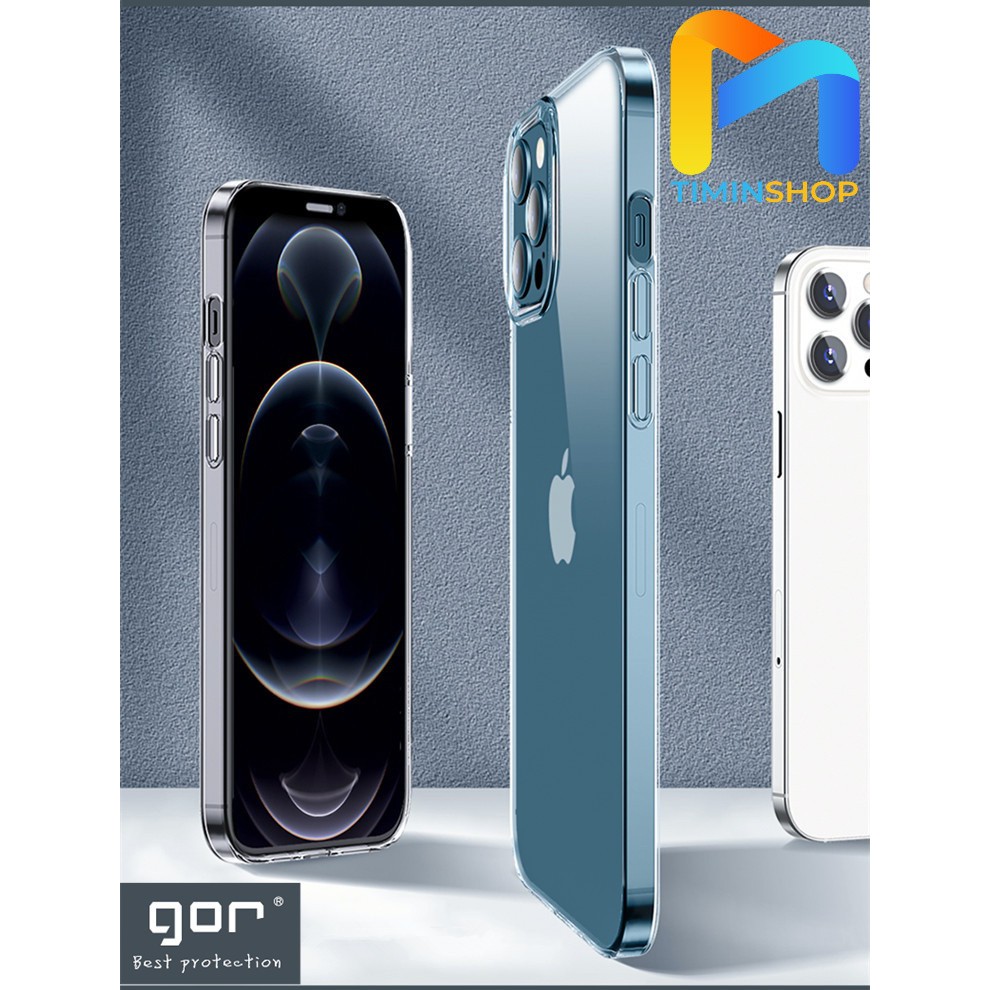 Ốp lưng iPhone 14/ 14 Plus/ 14 Pro/ 14 Pro Max/ 13/ 13 Pro/ 13 Pro Max bảo vệ cả camera - chính hãng gor