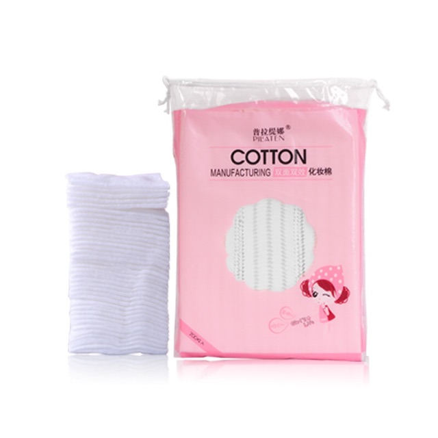 [Túi 222 miếng] Bông tẩy trang 3 lớp Cotton pads