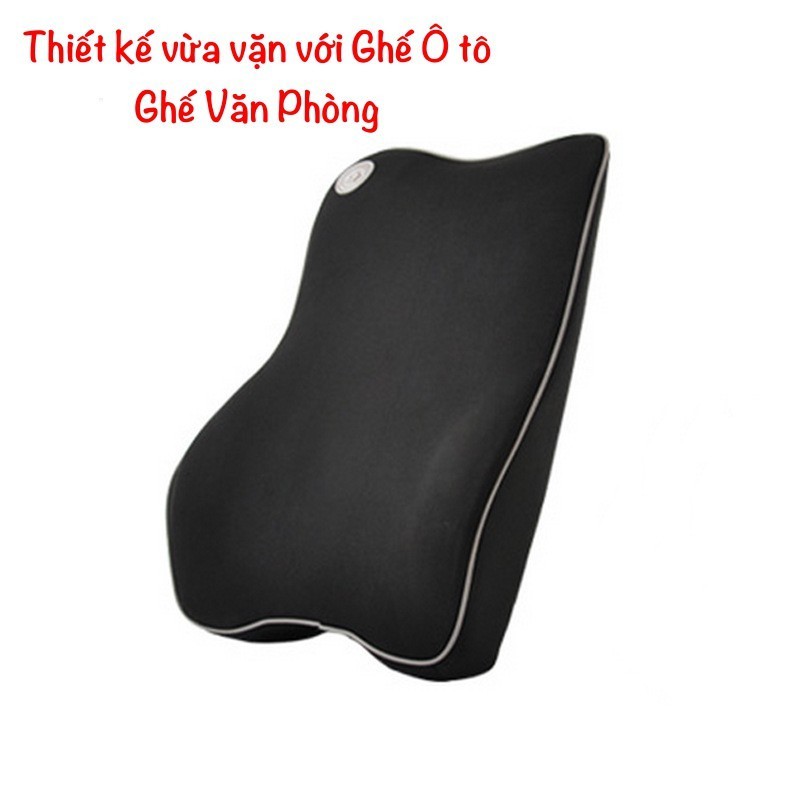 Đệm Tựa Lưng Ô Tô Chất Liệu Cao Su Non, Gối Tựa Lưng Cao Su Non Ngồi Ghế Ô Tô, Tựa Lưng Ô Tô, Đệm Lưng Văn Phòng | BigBuy360 - bigbuy360.vn