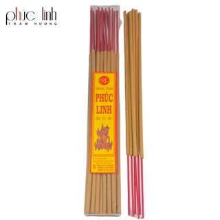 Nhang Trầm Dài 60cm_20cây_Trầm Hương Phúc Linh_Trầm Hương Nguyên Chất, Cam Kết Không Hương Liệu và Hóa Chất
