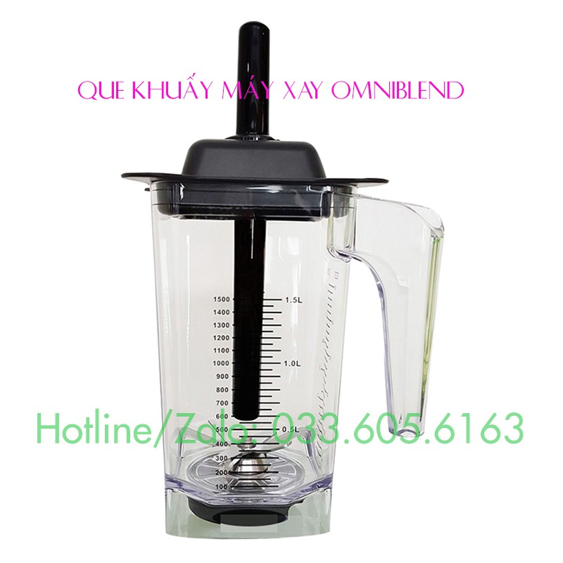 Que khuấy cho máy xay sinh tố Omniblend TM800A chất liệu nhựa ABS