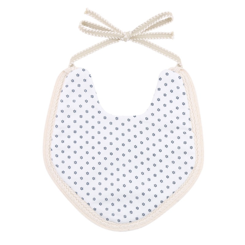 Yếm Ăn Cotton Lanh Hai Mặt In Họa Tiết Hoạt Hình Dễ Thương Cho Bé Sơ Sinh