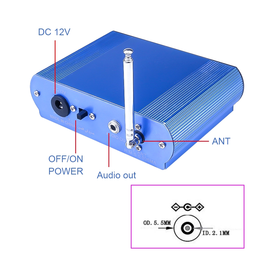 Mô đun giải mã âm thanh MP3 WMA 6-24V kết nối Bluetooth không dây hỗ trợ USB và khe cắm thẻ TF cho xe hơi