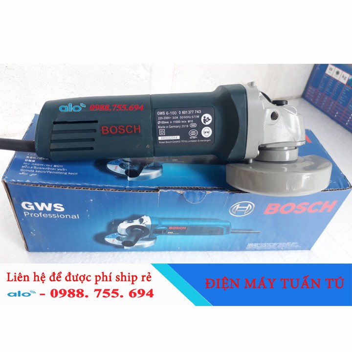 Máy mài, Máy cắt cầm tay Bosh D100 - 100 dây đồng chịu nhiệt độ cao