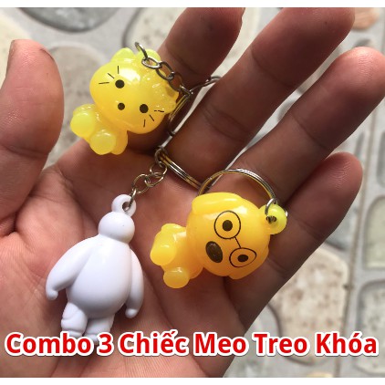 [Đẹp] Combo 3 Chiếc Móc Treo Chìa Khóa Dễ Thương MOCUI