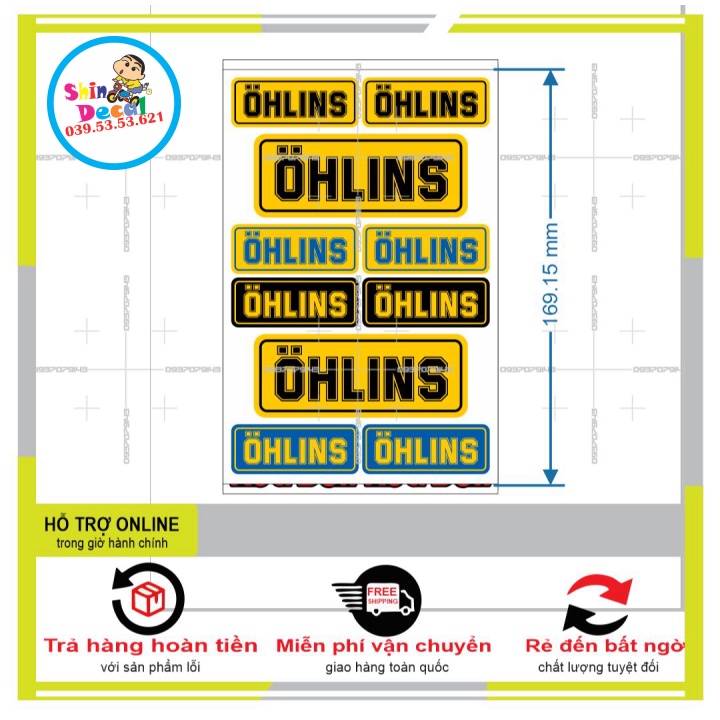 LOGO STICKER MINI DÁN XE MÁY L 05 - SHINDECAL2