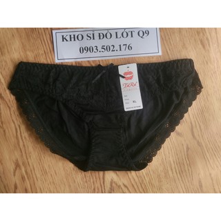 combo 5 Quần lót nữ coton phối ren