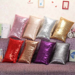 Áo gối ghế sofa đính kim sa lấp lánh