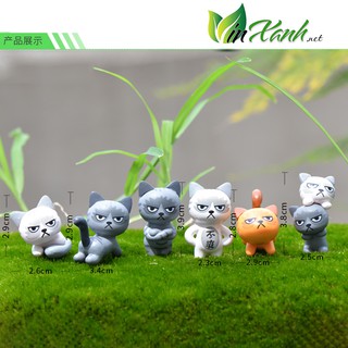 Phụ kiện trang trí Mèo cau có