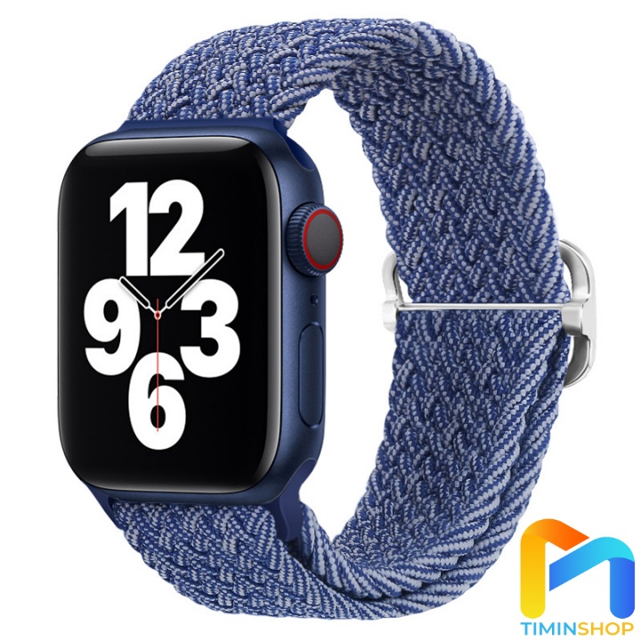 Dây đeo cho Apple Watch series 3/ 4/ 5/ 6/ 7/ 8/ Ultra/ SE - Dệt bằng Nylon, khóa trượt (DAWB)