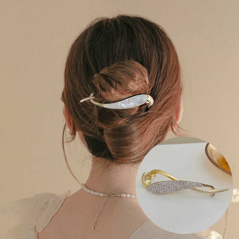 Kẹp Tóc Đính Ngọc Trai Thời Trang Cho Nữ
