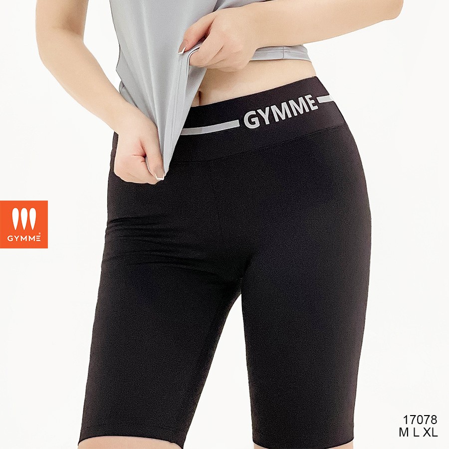 Set đồ thể thao tập gym yoga nữ GYMME biker short kết hợp với áo bra cổ V - 17078